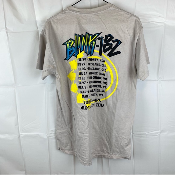 Men's Blink 182 2013 Australian Tour T-Shirt SZ M - Picture 14 of 15